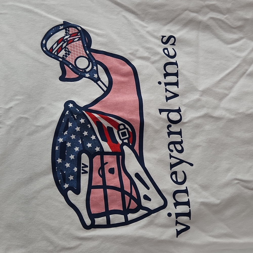 Boys Vineyard Vines Lacrosse tshirt- L (16)
